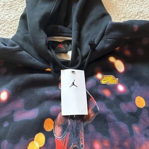 Jordan Black Hoodie with Jumpman Graphic